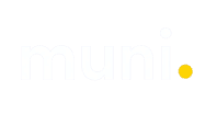 White text 'muni' with a yellow dot on a dark blue-gray background, serving as a logo.
